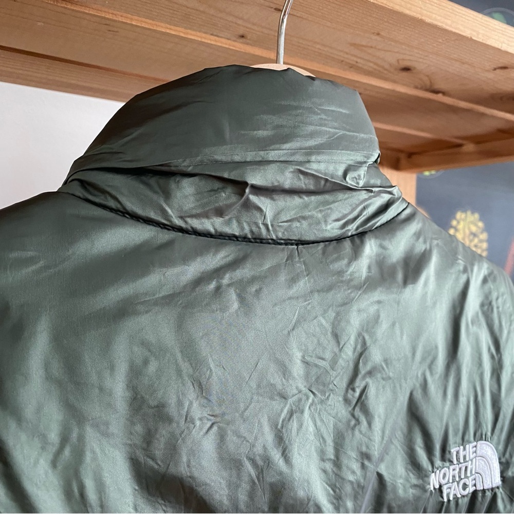 The North Face Iridescent Thyme Green Aconcagua 550 Puffer Vest S - Picture 10 of 14